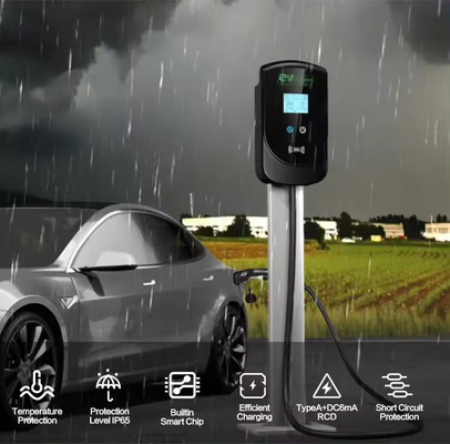 Uscita CA 22KW 2 stazioni di ricarica EV per auto elettrica impermeabile 380v Voltaggio di ingresso